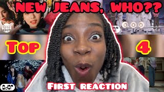 NEW JEANS REACTION  Top 4 Music Videos [upl. by Tnecnev]