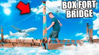 BOX FORT BRIDGE CHALLENGE 📦 [upl. by Ailelc420]