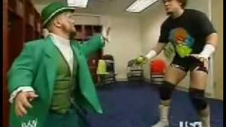 hornswoggle amp carlito backstage [upl. by Adrea282]