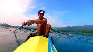 COXED SINGLE Leander club May Banyoles [upl. by Zeph]