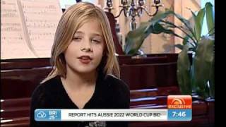 Jackie Evanchos amazing journey  Sunrise Channel 7 Australia [upl. by Akinor612]