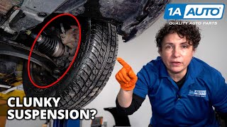 Clunking noise coming from the front of your car or truck Steps to identify suspension issue [upl. by Teerpnam314]