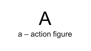 a  action figure  A  English Dictionary [upl. by Wertheimer]