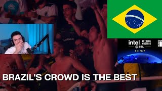 Tarik reacts to the CRAZIEST CROWD in IEM MAJOR RIO 2022 NAVI vs FURIA [upl. by Ardnohsed586]