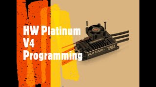 HobbyWing Platinum V4 ESC Programming [upl. by Ezzo]