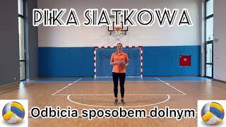 Piłka Siatkowa  odbicia sposobem dolnym [upl. by Kavita320]