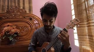 Nikosh kalo ei adhare  Ondhokar Ghore Paper Rhyme cover  The Nocturne  Ukulele [upl. by Lucita]