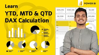 How to Analyze YTD QTD MTD in Power BI with ChatGPT [upl. by Nodlew]