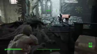 Fallout 4 Savage Deathclaw Survival Mode Kill Easy No Power Armour Strategy [upl. by Elden865]