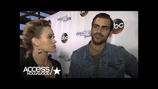 Nyle DiMarco Why He Decided To Do A Blindfolded Dance On DWTS  Access Hollywood [upl. by Aldarcie]