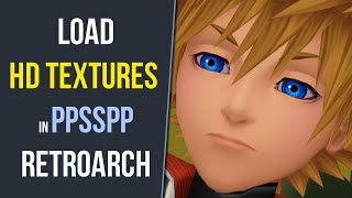 How to Load HD Textures Texture Packs in PPSSPP for RetroArch 116 [upl. by Olegnaid651]