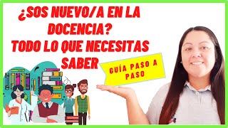 👨‍🏫👩‍🏫¿SOS ESTUDIANTE O NUEVOA EN LA DOCENCIA 👉TODO LO QUE NECESITAS SABER 👌 [upl. by Ametaf]