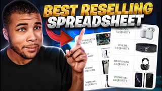 BEST 11 Reselling Spreadsheet FREE Vendors [upl. by Ennayt]