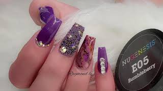 NUGENESIS NAILS STUNNING DIP POWDER DESIGN [upl. by Bethina]