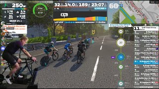 Zwift WTRL Team Time Trial TTT 293  2x Tour of Tewit Well  November 28th 2024 [upl. by Viridissa106]