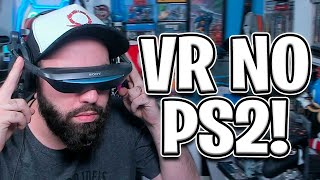 O ÓCULOS DE REALIDADE VIRTUAL DO PS2  PLAYSTATION 2 VR PUDJ5A UNBOXING E TESTE [upl. by Lovato]