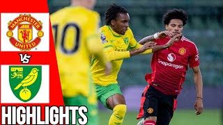 Manchester United vs Norwich City  All Goals amp Highlights  U21 Premier League 2  270924 [upl. by Moht]