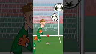 Ter Stegen turned into the Onana 💀 footballanimation [upl. by Ahswat]