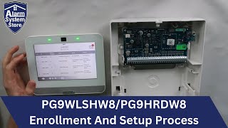 PG9WLSHW8  PG9HRDW8 Installation And Enrollment On Qolsys IQ Panel 4 Alarm System [upl. by Derte876]