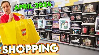 Buying Sets from the LEGO Store April 2024 [upl. by Yadsnil637]