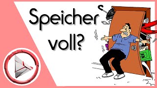 Android Speicher voll Smartphone Speicherplatz freimachen [upl. by Elleunamme]