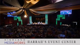 Harrahs Cherokee Casino Event Center  Projection Mapping Atlanta GA [upl. by Zacharie]