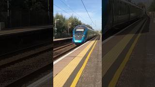 TPE Nova 2 1M86 1110 Glasgow Central to Manchester Airport passing Shieldmuir trainspotting wcml [upl. by Enyaht293]