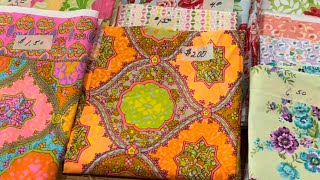 Cheap Fabric Haul  Quilt Shop Fabric amp Sewing Supplies practically free Cheap Yarn  Brand new [upl. by Dacy943]