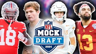 The OFFICIAL 2024 NFL First Round Mock Draft Midseason Edition 30  TPS [upl. by Assirrak981]