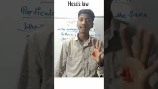 Hesss Law explanationThermodynamics chemistry class 11chemistry shorts [upl. by Rivi]