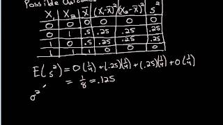 The Maximum Likelihood Estimator for Variance is Biased Example [upl. by Yorgen]