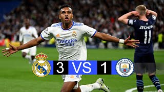 Real Madrid vs Manchester City  31  extended highlights and Goals  UCL final 2022 [upl. by Ardnasyl]