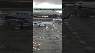 King Air leaving SLO aviation beechcraft shorts [upl. by Nnyllatsyrc]