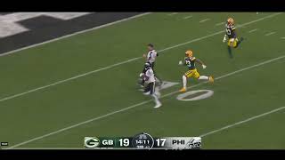 AJ Brown 67YARD TOUCHDOWN From Jalen Hurts  Philadelphia Eagles vs Green Bay Packers [upl. by Darb]