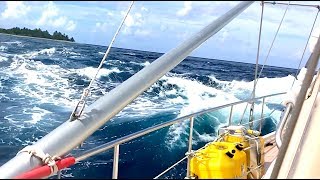 Super fun Tuamotus  Raroia  Sailing Aquarius 35 [upl. by Colby457]