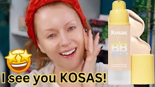 NEW KOSAS BB BURST GEL FOUNDATION REVIEW  12 HR WEAR TEST  Steffs Beauty Stash [upl. by Tedder624]