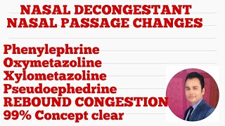 NASAL DECONGESTANT [upl. by Ebag]