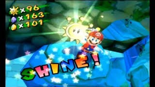 Super Mario Sunshine Playthrough Part 10 EXTRA 1  100Coin Shine Sprites [upl. by Ymrej60]