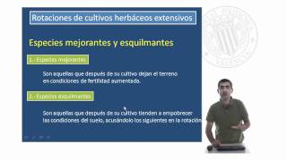 Rotaciones de cultivos herbáceos extensivos   UPV [upl. by Betthezel]