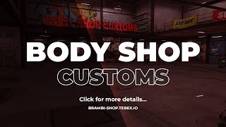 MAP GTA V FIVEM MLO  BodyShop Customs  BrambiShop [upl. by Yrolam]