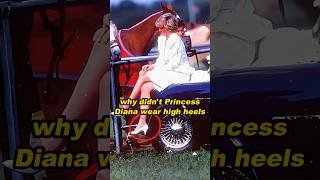 why didnt Princess Diana wear high heelsshortvideo history [upl. by Brittani]