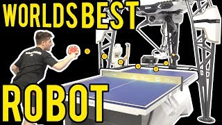 Worlds Best Table Tennis Robot vs TableTennisDailys Dan [upl. by Farrow]