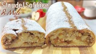 STRUDEL SOFFICE DI MELE 🍎 Impasto leggero alla RICOTTA velocissimo 🍎 [upl. by Yle]