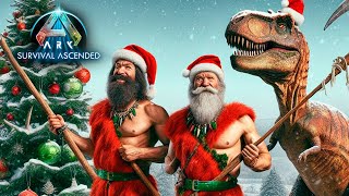 1 NOS VISITA RAPTOR CLAUS🎄🎁  ARK ASCENDED SMALL TRIBES [upl. by Ahsinod]