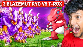 TROX Vs 3 BLAZEMUT RYO 🔥 EPIC BATTLE  PALWORLD 104 [upl. by Brietta556]