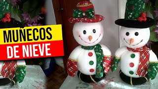 ⛄ Haz un MUÑECO de NIEVE RÁPIDO 🎄 Manualidades FÁCILES para NAVIDAD 2024 🌟 HaunterMakequot [upl. by Nadroj]