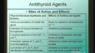 Antithyroid agents [upl. by Aleunamme]