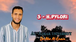 3  Hpylori  Infection course  AlAzhar University [upl. by Aohk]