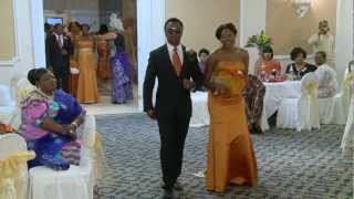 TAJ Banquet Hall Wedding  Bridal Party Entrance at Wedding Reception [upl. by Inalaek909]