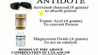 FMT  3  Toxicology ANTIDOTES [upl. by Aisila499]